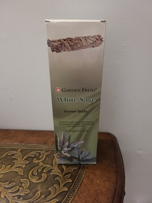White Sage Incense Sticks 175 Sticks 25 Boxes of 7 Each by Garden Fresh