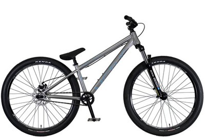 Free Agent Metus Silver 26'' Single Speed Dirt Jumper Bike BMX New
