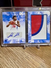 Isaiah Stewart 2020 NBA Origins Rookie Card Booklet Auto Large Patch. 04/10