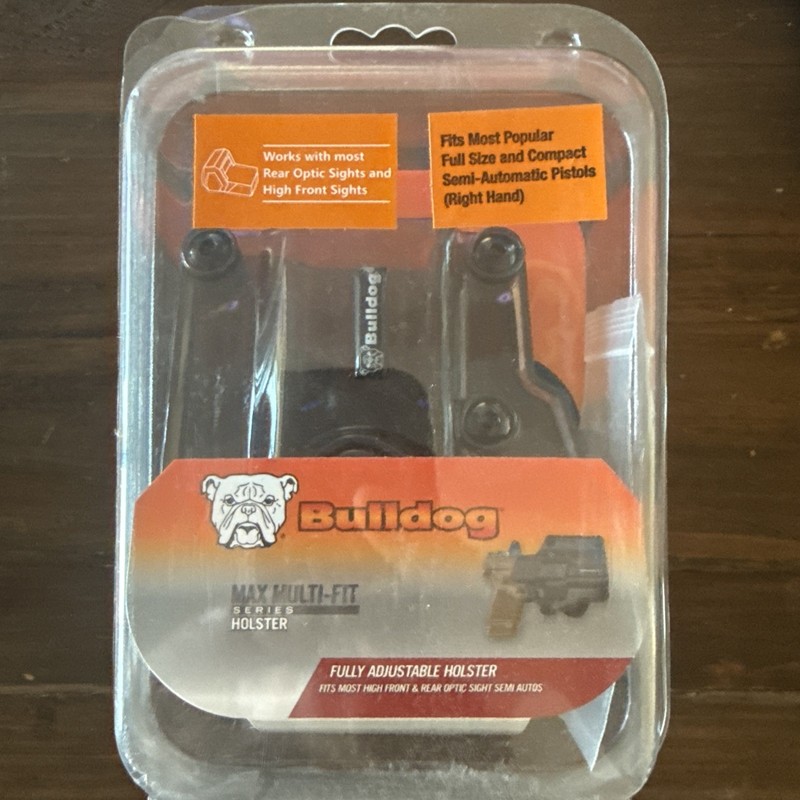Bulldog Max, Bdog Mx-003    Max Multifit Hltr Transparent Smk