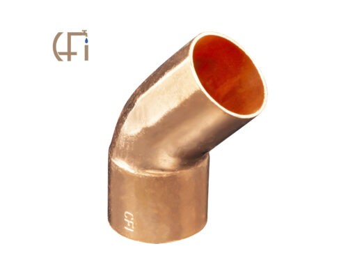 Aqualine 319-075 Copper Street 45 Elbow 3/4 Inch