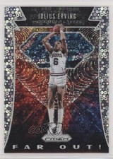 2019-20 Panini Prizm Far Out! Fast Break Prizm Julius Erving #10 HOF 1u6