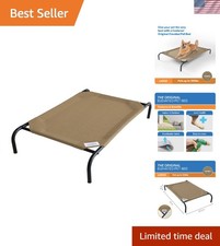 Elevated Dog Bed - Breathable Off-The-Ground Pet Bed with Cooling Fabric, Joi...