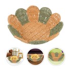 Paper Rope Woven Basket For Kitchen Living Room And Tabletop Storage Organizer
