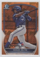 2023 Bowman Sapphire Edition Chrome Prospects Orange 22/50 Manuel Beltre 0j5i