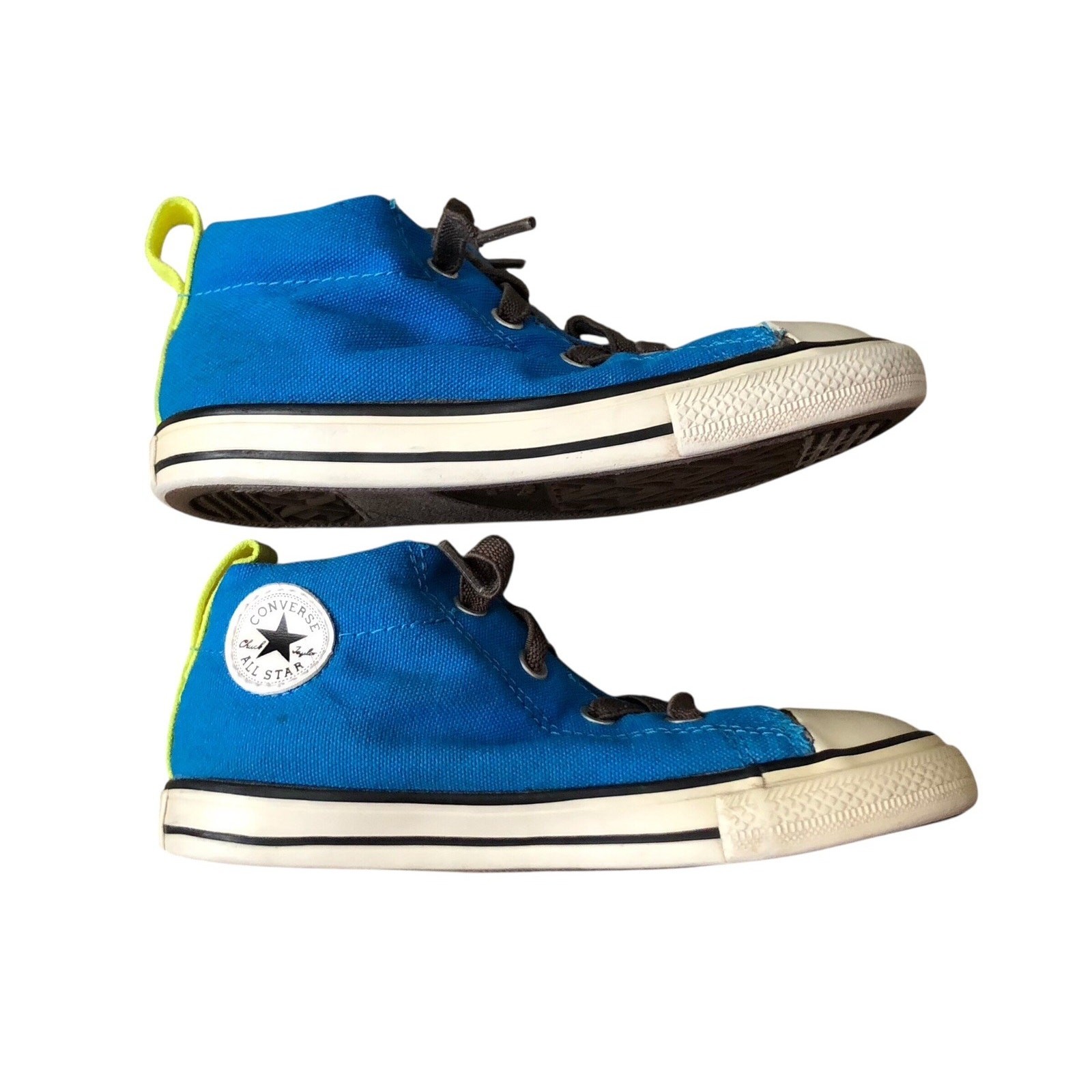 Converse Chuck Taylor Toddler Size 10 Blue High Top Sneakers Canvas Kids Shoes thumbnail 5