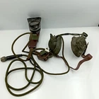 Vintage WW2 British Tank Crew Headset Military Armoured Vehicle Communication