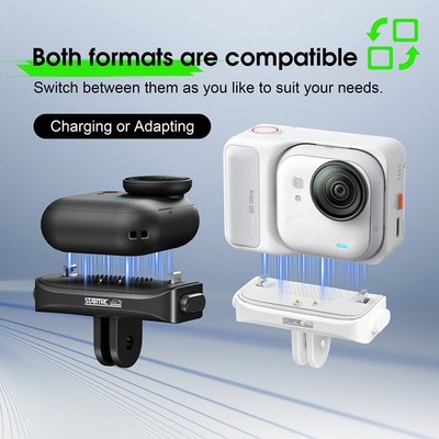 Magnetic Charging Adapter Quick Release Bracket Type C for Insta360 GO Ultra