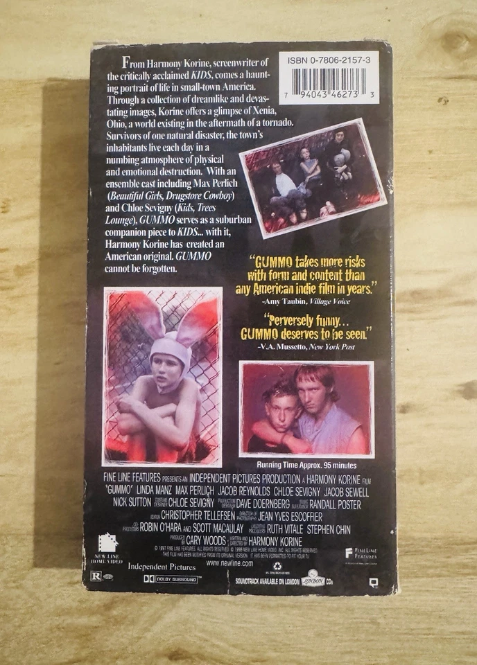 Gummo (VHS, 1998) Harmony Korine, Chloe Sevigny, Max Perlich - Image 2 of 4