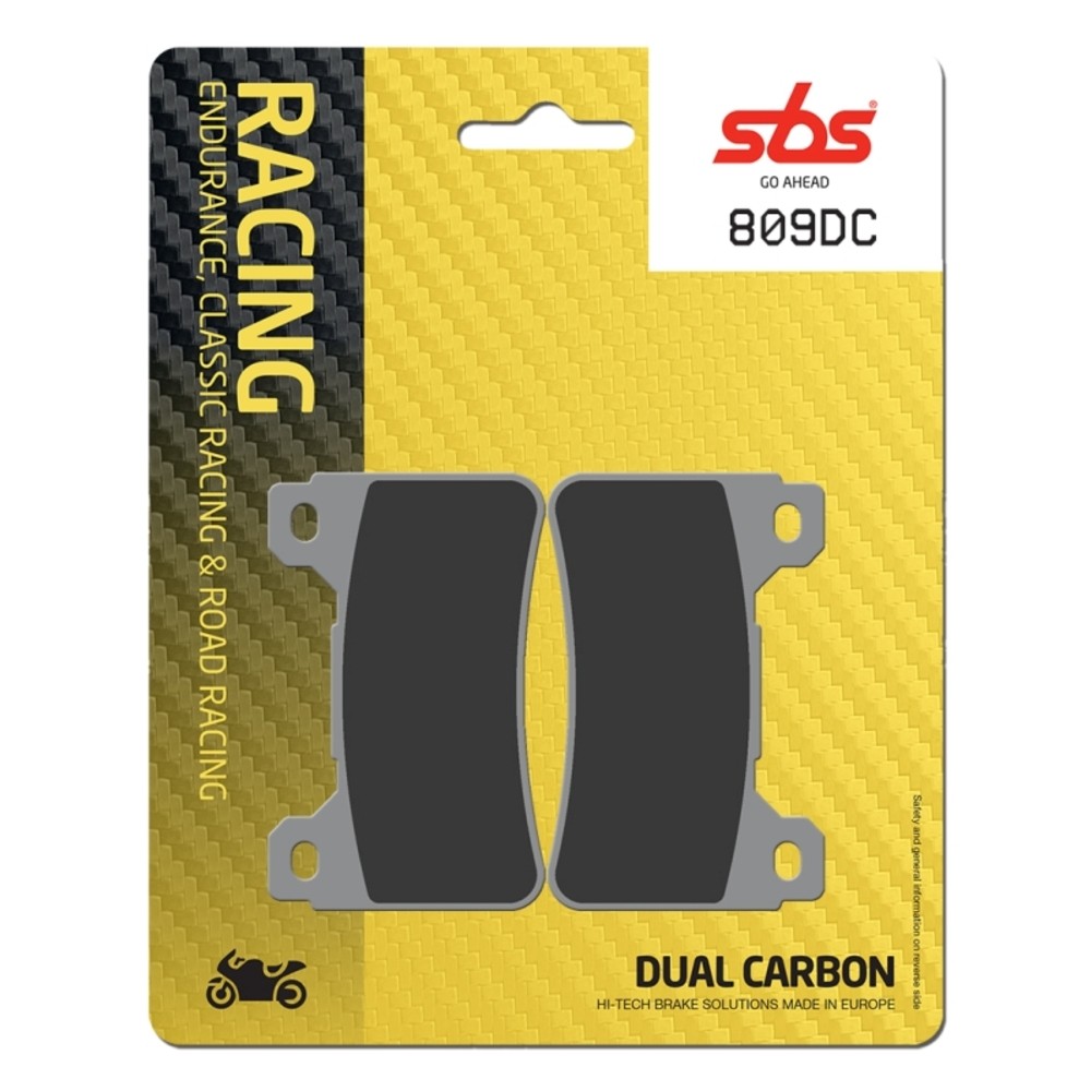 HONDA CBR600RR 2005-2018 SBS Dual Carbon Front Race Brake Pads Pad Set 809DC - Image 11