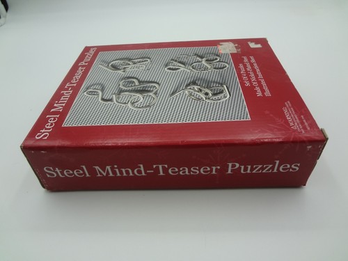 4 Wire Brain Teasers Kit Metal Mind IQ Kid Magic Trick Twist Adult Puzzle - Picture 2 of 10