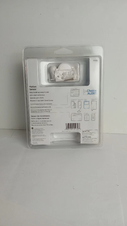 Датчик движения GE 45132 для беспроводной системы сигнализации безопасности светодиодный выбор оповещения 1A - Изображение 2 из 2