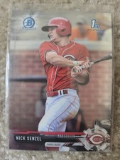 2017 Bowman Chrome 1st Bowman Nick Senzel #BCP1 Cincinnati Reds Rookie