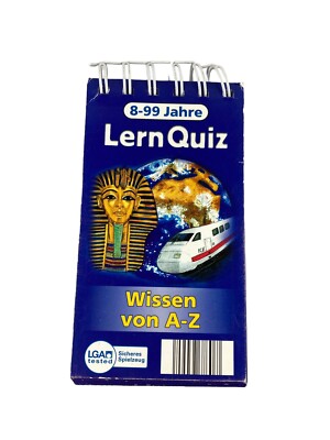 LernQuiz Wissen von A-Z 8-99 Jahre   Löwen Medien LGA tested Sicheres Spielzeug