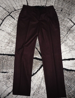 JIL SANDER Bundfaltenhose Hose Wolle Gr. DE 38
