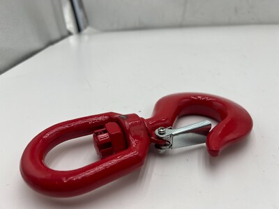 G80 Forged Clevis Sling Hook Latch Alloy Steel Grade O-Ring WLL3.15T 10-8 CE A