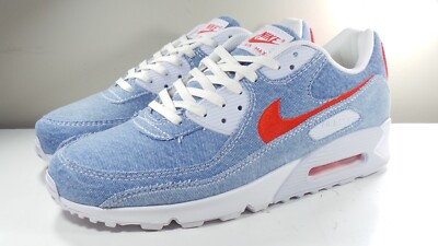 DS 2022 AIR MAX 90 DV2120-900 DENIM LIGHT WASH 12 DUNK FORCE PRESTO 180 90  95 97