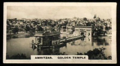 Tabakkarte, Westminster, Indian Empire, 1. Serie, 1926, Amritzar Golden Temple, #1