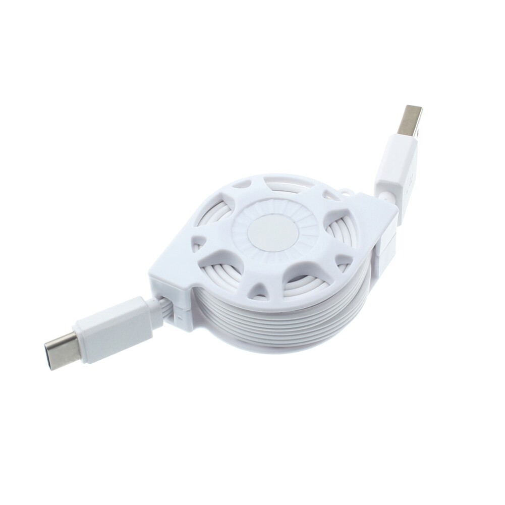 Retractable USB C Fast Charging Cable for Samsung Galaxy S23 Ultra Plus-image