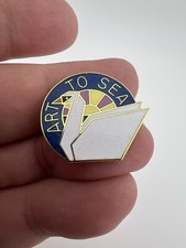 Rare WEYERHAEUSER SYC Art To Sea Lapel Hat Pin - Swan Pin - 1989 Vintage - Used