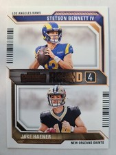 2023 Contenders - Round Numbers Emerald Stetson Bennett, Jake Haener #20 (RC)