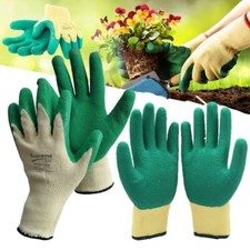 LATEX COATED SUPER COMFORT GARDENING / WORK GLOVES /BREATHABLE / MENS AND LADIES
