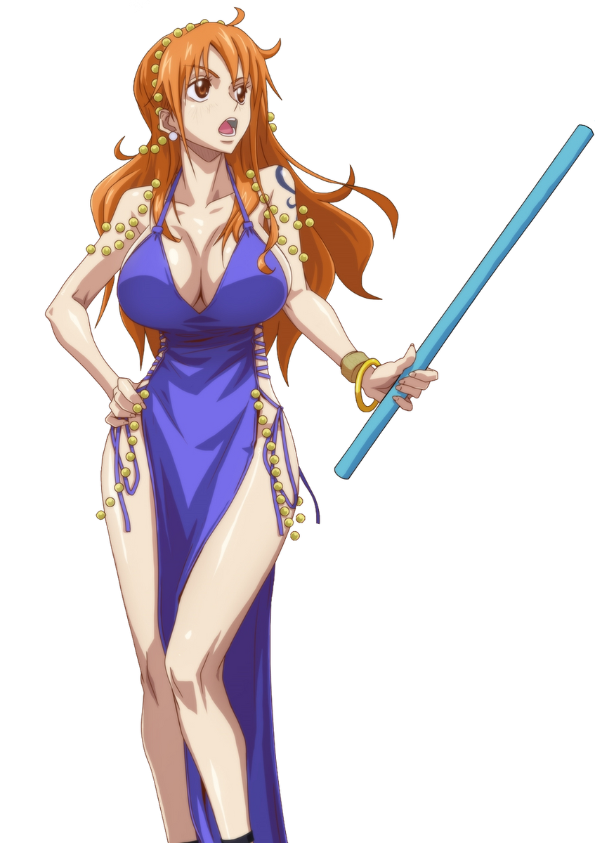 Nami Purple Dress Kawaii One Piece Weatherproof Anime Sticker 6" Car Decal  | eBay