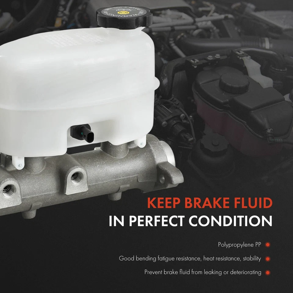 Cilindro maestro de freno con depósito y sensor para Chevy Silverado 2500 HD GMC 15-19 Foto 3 de 4