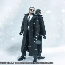 Handmade 1/18 Scale Jacket Coat  For 3.75" Male Action Figure Accessory