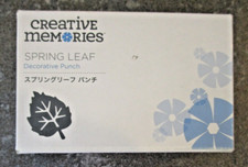 Creative Memories SPRING LEAF Decorative Punch - 2021 -NEW NIB