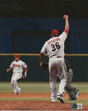 Edwin Jackson signed Arizona Diamondbacks 8x10 photo autographed Beckett COA