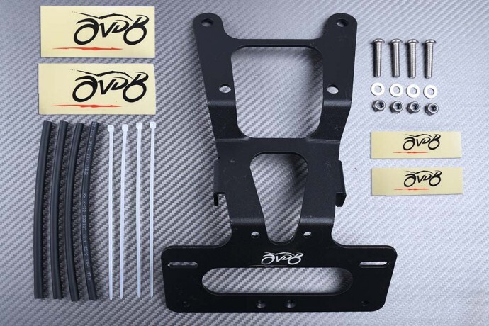 Support de plaque d'immatriculation compact HONDA CRF 450 L pour le tout-terrain