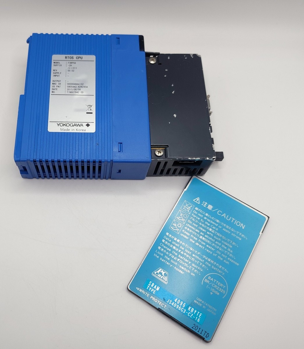 Yokogawa RTOS-CPU Module F3RP56-2H with SRAM memory Card | eBay