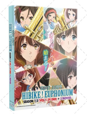 Hibike! Euphonium Staffel 1-3 + 3 Filme Japanischer Anime DVD Englisch Sub Ko...