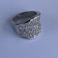 Elegant 925 Sterling Silver Ring With Zirconia For Women