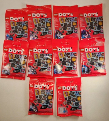 Lego 41803 Extra Dots Series 8 Glitter and Shine Lot of 10 Unopened