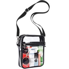 Clear Bag Stadium Approved Purse Transparent Crossbody Concert Bag for Women Men