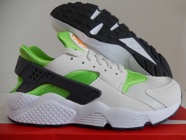 white green orange huaraches