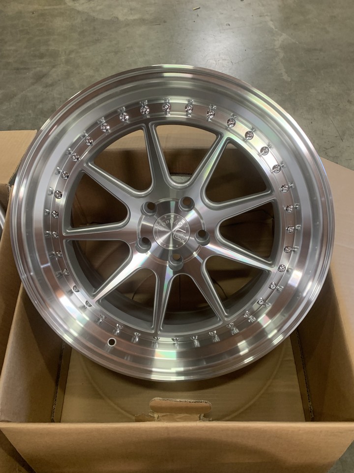 19x8.5 F +35 | 19x9.5 R +30 | Aodhan DS-X 5x114.3 Silver Wheels (Used ...