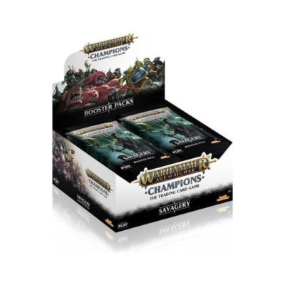 Warhammer Age Of Sigmar TCG Savagery Booster Box - Factory Sealed, 24 Packs, Decipher CCG Warhammer Age Of Sigmar TCG Savagery Booster Box - Factory Sealed, 24 Packs, Decipher CCG
