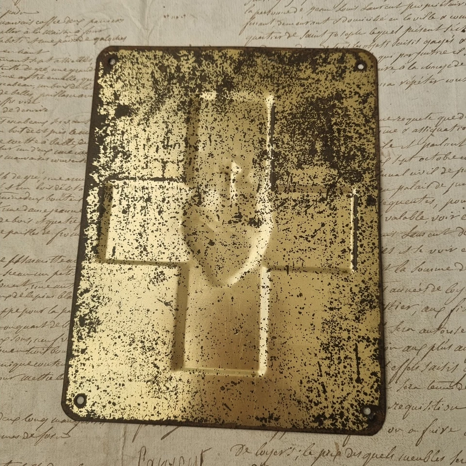 Plaque Reliquaire Montmartre Ex Voto Coeur Sacré Fin XIXè Reliquary 19thC - Photo 3/3