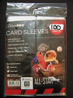 (100) ULTRA PRO Soft Penny Sleeves Standard Trading Card Protective Holders  Pack | eBay