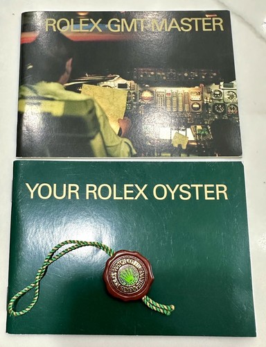 OEM Vintage 2000 Rolex GMT Master II Booklet SET Pepsi 16710 16718 16713 16700