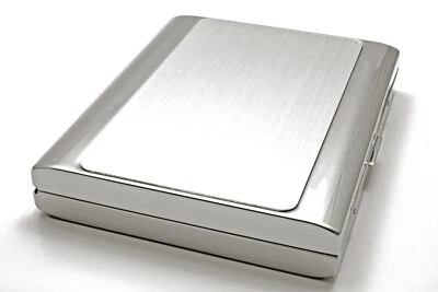 PEARL 20 King Size / 100er Cigarette Case (24937-61) - Silver - 2seitig - Image 1 of 4