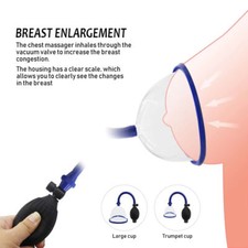 Suction Cup Pussy Breast Pump Female Enhancement Enlargement Pumping Sucker Toys