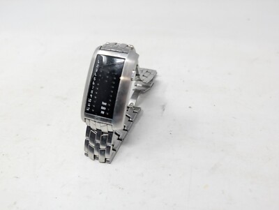 The One Binary Time Men's Watch Biza Ride II Stainless Case & Strap (A4)