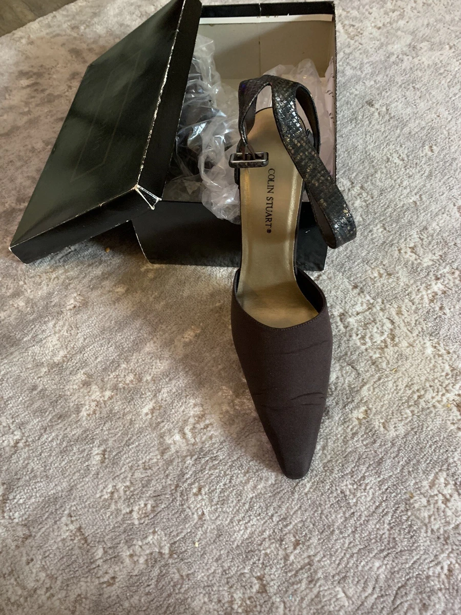 Escarpins Colin Stuart - Talon Aiguille Très Haut (4,5"+) Avec Plateforme, Couleur Vert Avocat, Taille US 6,5 | Occasion, Style Stiletto, Synthétique