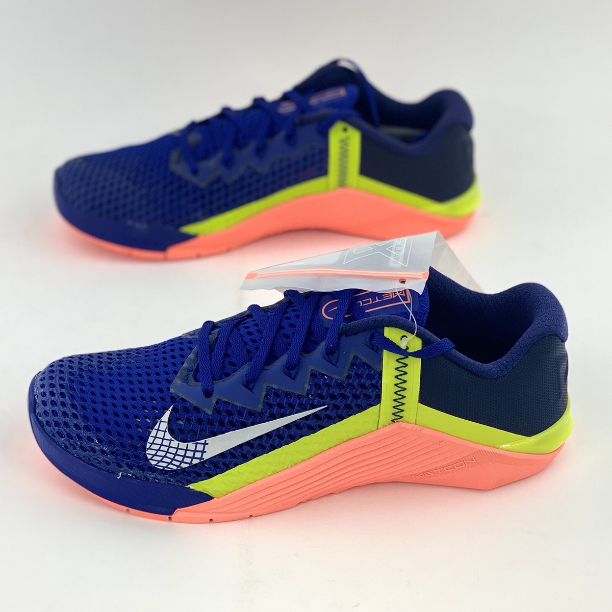 Nike Metcon 6 \'Deep Royal Blue Bright Mango\' CK9388-400 size 8.5 Men / 10 Women Nike Metcon 6 Deep Royal Blue Mango Men main image 3