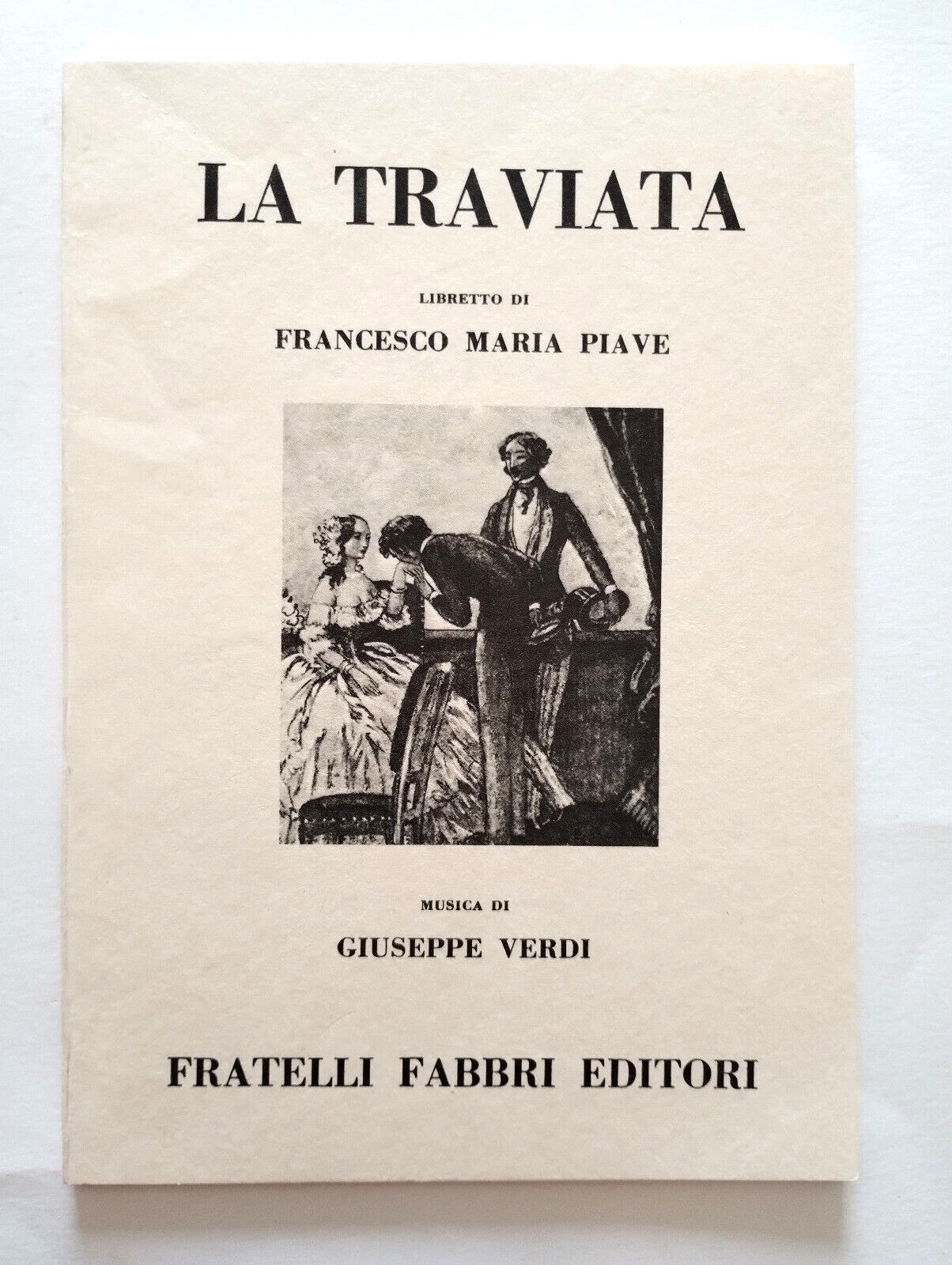 La Traviata Giuseppe Verdi Libretto D'Opera Lirica Fabbri Editori Vintage