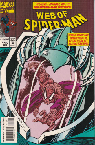 WEB OF SPIDER-MAN Vol. 1 #115 August 1994 MARVEL Comics - Aunt May - Afbeelding 1 van 2